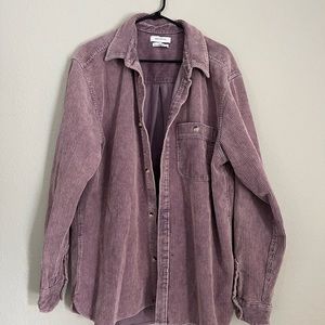UO Oversized Lilac Corduroy Shirt Jacket 💜